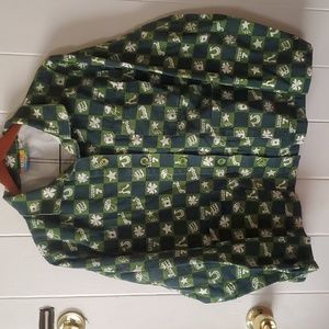 Big Bud Press Lucky Print Work Jacket in Green